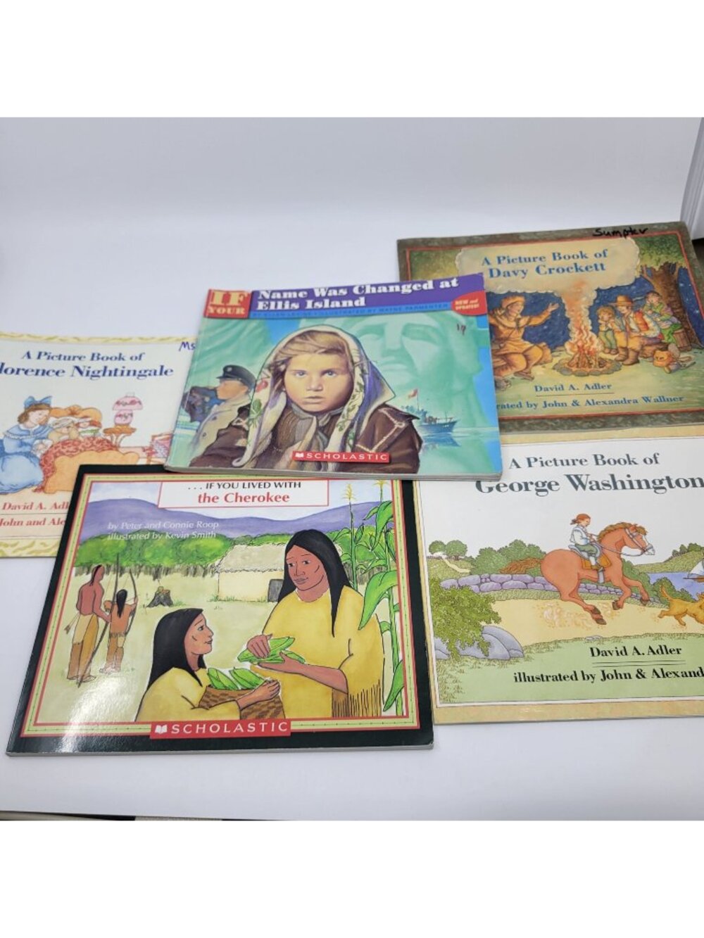A PICTURE BOOK of... Lot of Non-Fiction / Biographical Childrens Books - BK219